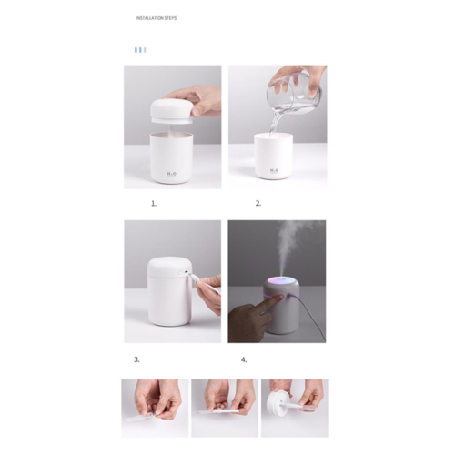 Ozelon H2OGlow™ – Portable Car & Home Aroma Diffuser