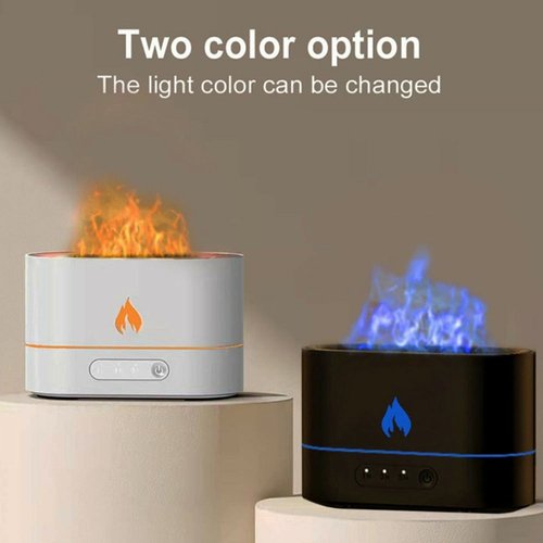Ozelon DualFlame™ – Essential Oil Diffuser with LED Firelight Effect